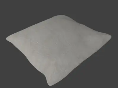 Pillow - White Free low-poly 3D model
