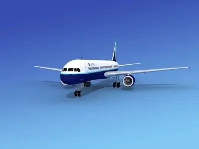Boeing 757-200 United 1 3D model