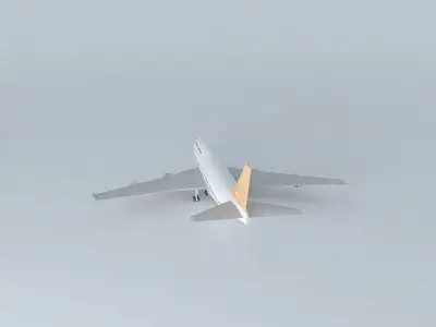 Plane from Santos Dumont Airport 3D model