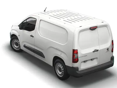 Peugeot E Partner Van LWB 2022 3D model