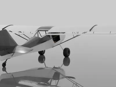 Kitfox Series 5 Low-poly 3D model