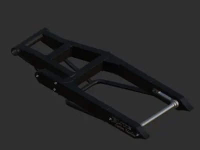 Elite Custom Machine Hayabusa Swingarm 3D model