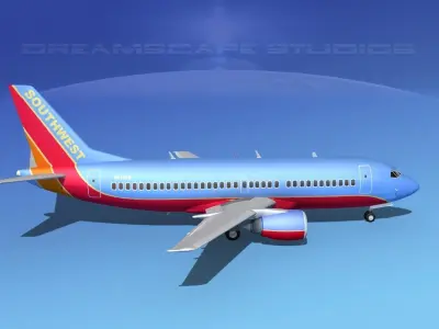 Boeing 737-300 Southwest Airlines 1 3D model
