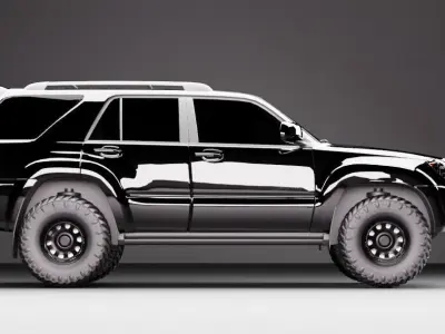 Toyota 4th Gen 4Runner Low-poly 3D model