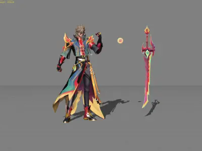 Ling Neobeast Low-poly 3D model