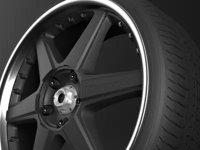 Racing Hart CR6 Low-poly 3D model