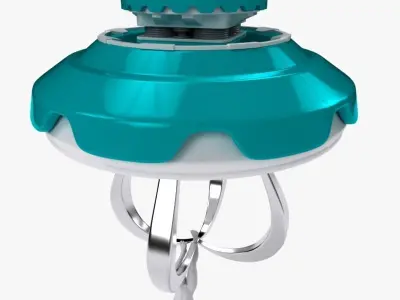 UFO 2 flying saucer 3D model