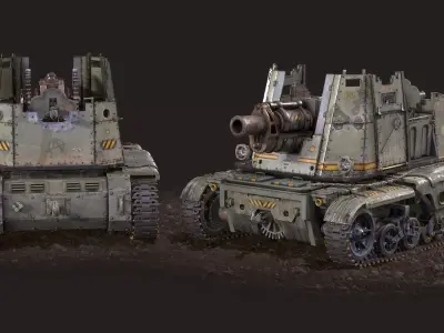 Tank Post Apocalyptic 3D model