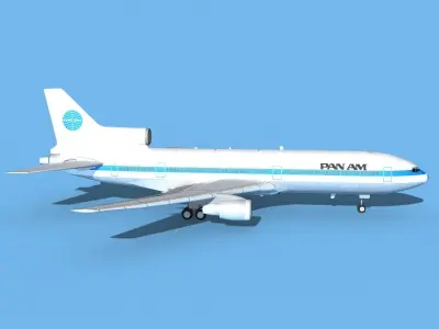 Lockheed L-1011 Pan American 3D model