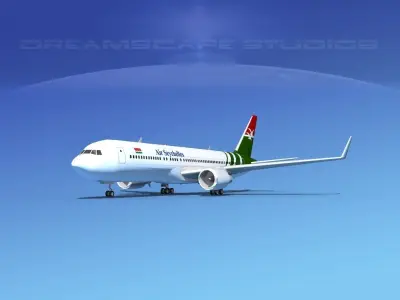 Boeing 767-300 Air Seychelles 3D model