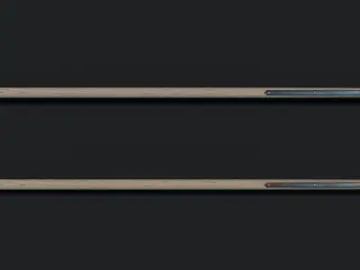 Medieval Lucerne Hammer Low-poly 3D model