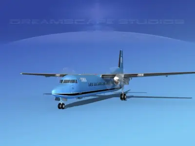 Fokker F-60 SWA 3D model