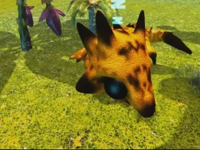 Gerrafagon fbx file Low-poly 3D model