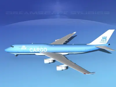 Boeing 747-8 KLM Cargo 3D model