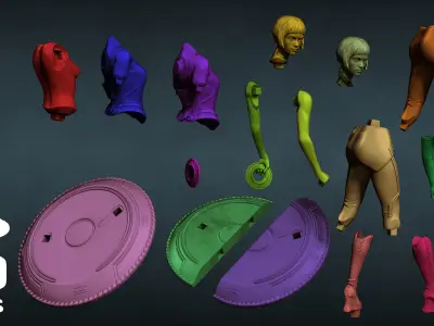 Quorra -  Tron 3D print model purchase