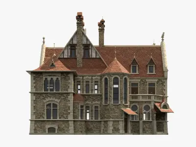 Ancient Mansion 03 3D model