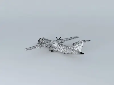 CanaryFly Airlines ATR42 Free 3D model