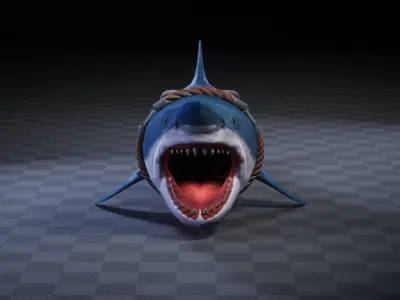 SHARK 3D MODEL Free low-poly 3D model