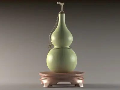 Heritage bottle drink interior liquid water water bottle 3D model