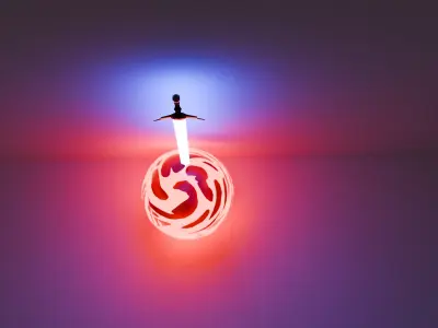 Energy Sword effects animation Free 3D model