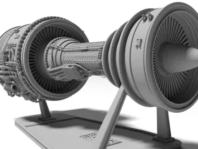 jet engine Rolls for Print 3D print model