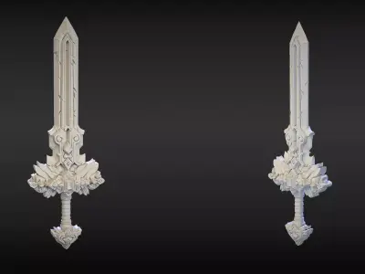Stylized Sword 17 3D model