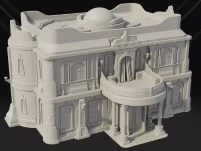 Palace for Tabletop RPGs 3D print model