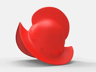 Conquistador Morion medieval helmet 3D print model