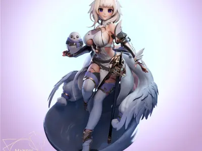 Misono Hibiki from Sirius Project Commercial Package 3D print model