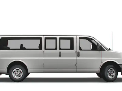 GMC Savana Extended WB 2022 3D model