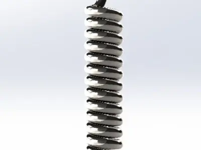 Compression spring Free 3D model