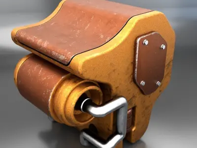 Oxygen Bag Low-poly 3D model