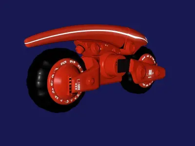 Alienbike V-Red 3D model