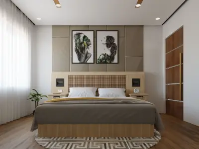  Interior Scene for 3ds max and Corona Renderer 3D model Free 3D model