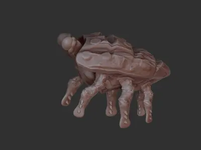 Crabs stylized 3D model