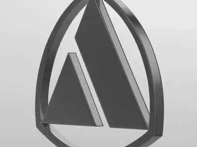 autobianchi logo 3D model