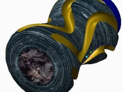 BOTTLES MODEL DESIGN CREO SOFTWARE  3D model