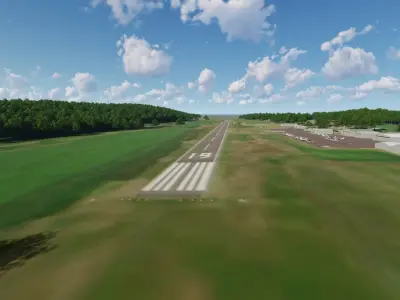 Morrisville-Stowe Airport Vermont 3D model