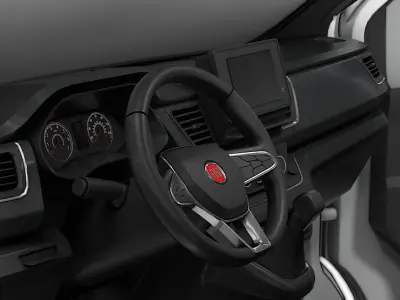 Fiat Talento Van L2H2 HQInterior 2021 3D model