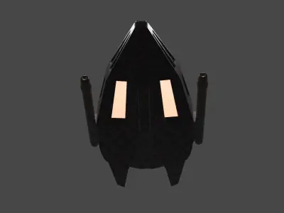 Hurricane Ship Low-poly 3D model Low-poly 3D model