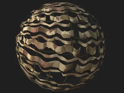 Seamless Camouflage Net Yellow Texture