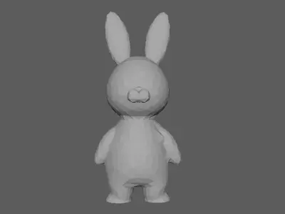 Bunny Low-poly 3D model