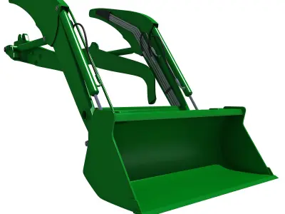 Green Crane  3D model