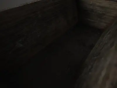 Water Trough Low-poly 3D model