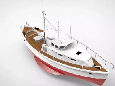 Fishing Ship 3D model