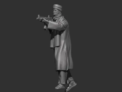 Eastern warrior 3D print model