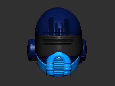 helmet high poly sculpt 3d printable 3D model