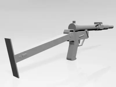 Sten Gun 01 3D model