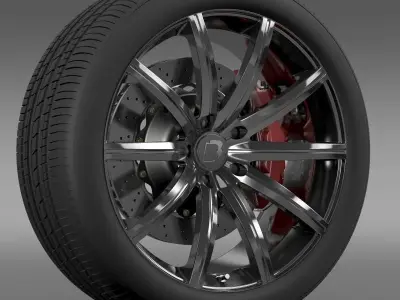 BB Audi R8 wheel 3D model