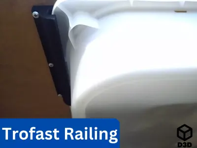 Trofast System Railing 3D print model